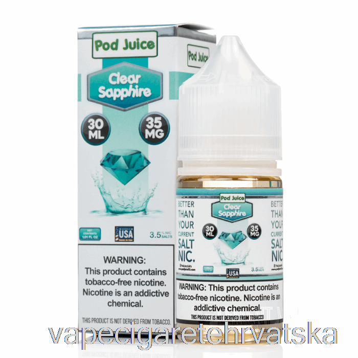 Vape Hrvatska Clear Sapphire - Pod Juice - 30ml 35mg